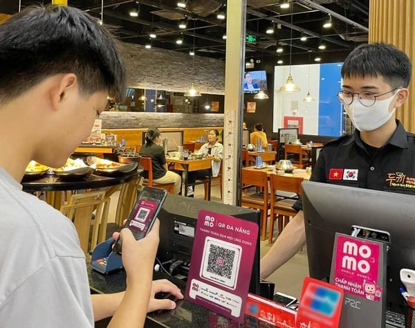 QR код MomoPay во Вьетнаме